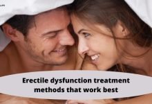 Erectile dysfunction treatment methods that work best