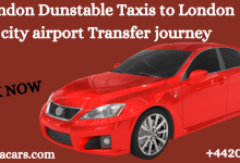 London Dunstable Taxis to London city airport Transfer journey