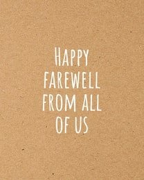 Online Farewell Cards