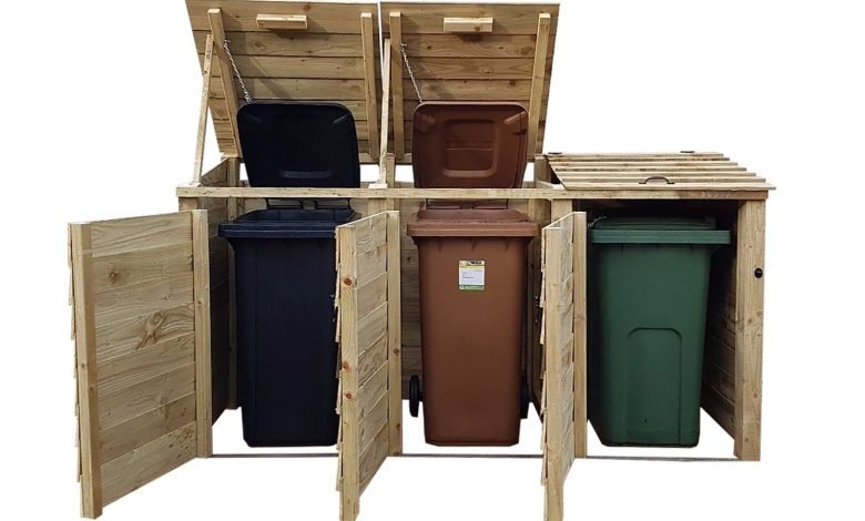 3 Wheelie Bin Storage