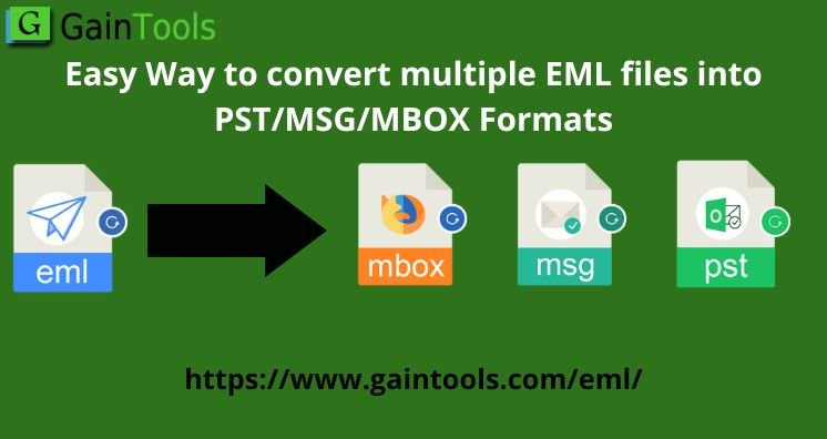 convert eml files into PSTMSGMBOX