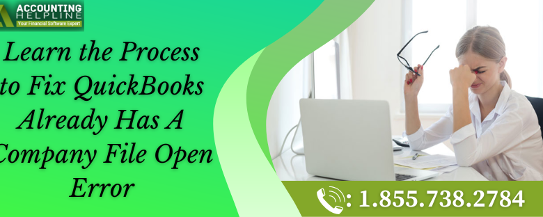 QuickBooks Already Has A Company File Open