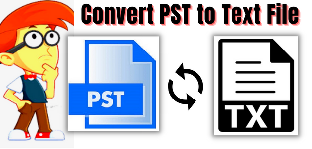 convert pst to text file