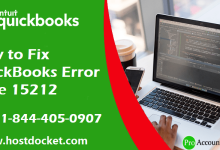 QuickBooks Error Code 15212