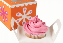Colorful Single Cupcake Boxes With Creative Designs