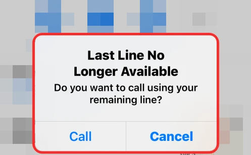 Last Line No Longer Available