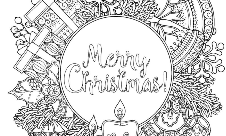 Free Printable Christmas Coloring Pages | Kids Coloring Pages